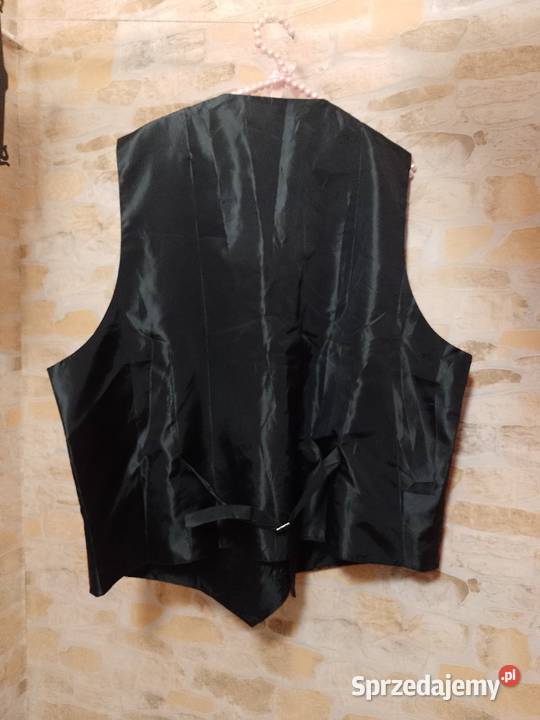 4XL5XL Czerwono czarna kamizelka garniturowa z czarny Odzież wyjściowa Kraków