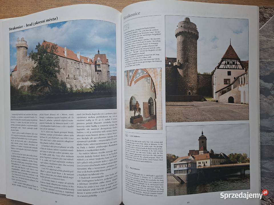 Hrady Castles Burgen Pamatky Ceske repuubliky album Kraków