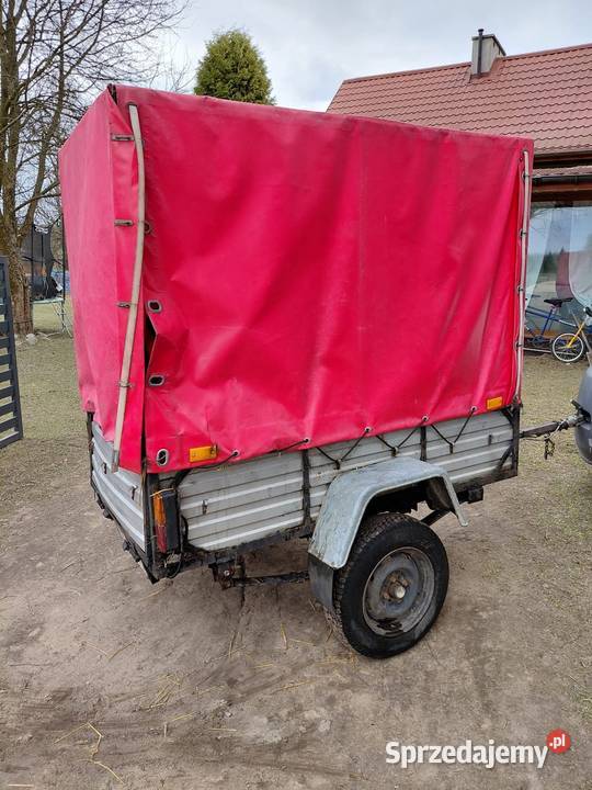 Przyczepka samochodowa z plandeką SAM