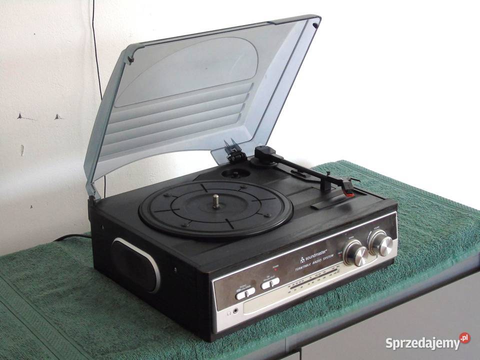 Gramofon stereo z radiem głośniki sprawny Jasło