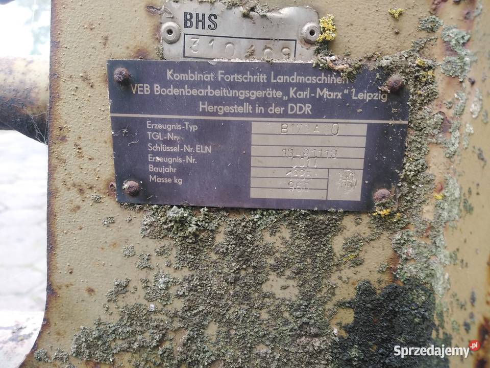 Pług obrotowy Fortschritt Pługi kujawsko-pomorskie Strzelno