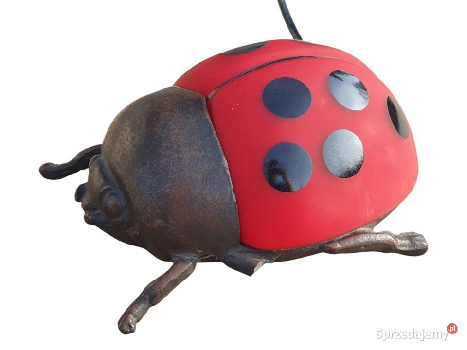 Stara lampa lampka w kształcie biedronki lata 70