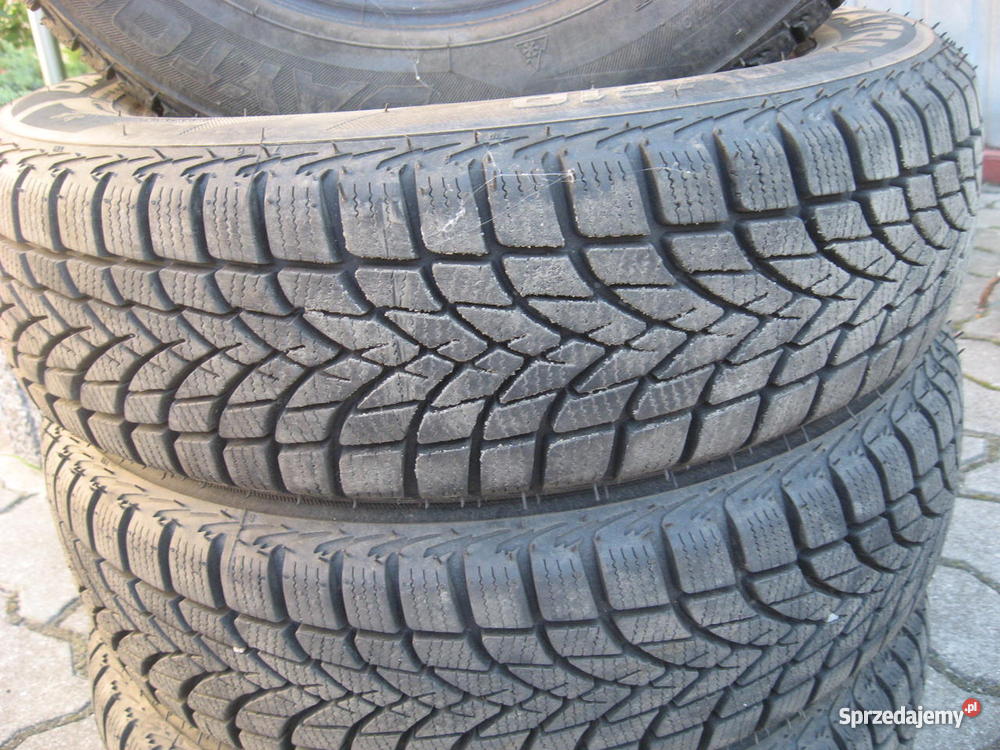 4 opony zimowe do fiata seicento 145 70 R13 wielkopolskie Gniezno sprzedam