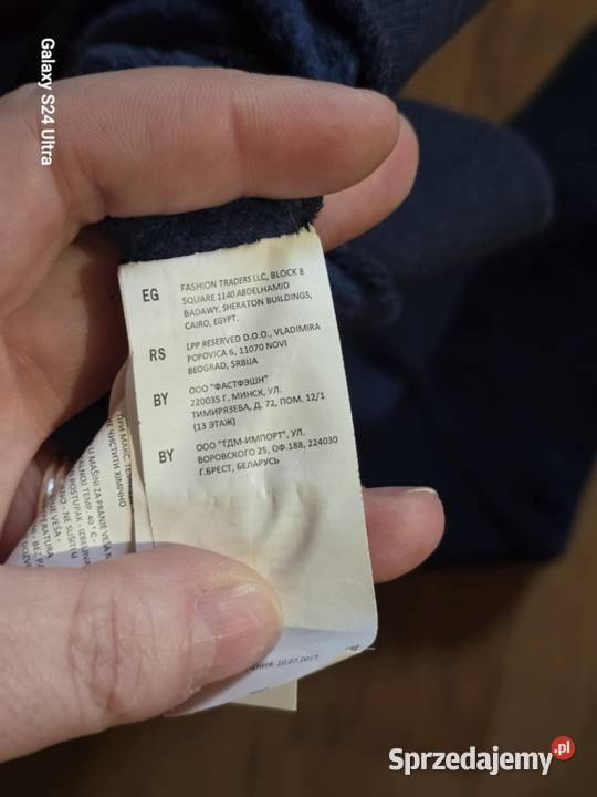 Męska granatowa bluza rozmiar M śląskie Żory
