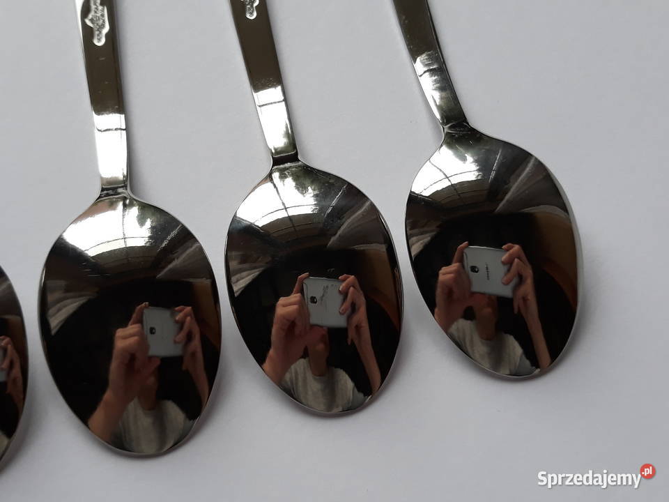 Łyżeczki do herbaty 1 RÓŻE Gerlach sztućce PRL Dąbrowa Górnicza