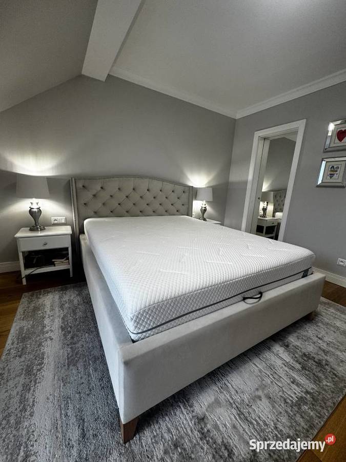 Łóżko eleganckie komfortowe 160x200 ze skrzynią Olsztyn