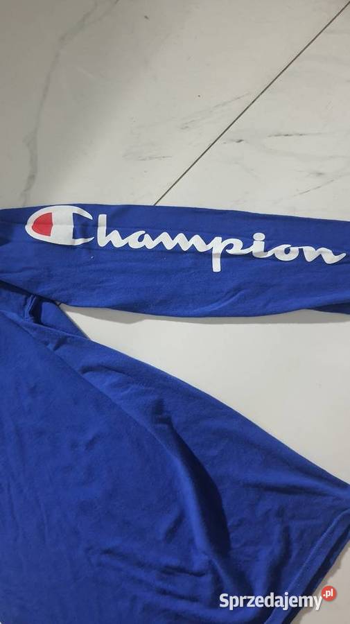 Champion Tshirt Logo Oversize xs niebieski Rozmiar XS podlaskie Suwałki