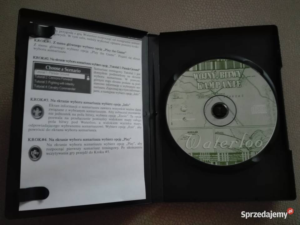 Wojny Bitwy Kampanie Waterloo gra PC Sosnowiec