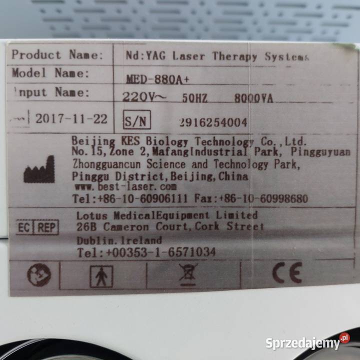 Laser qswitch Nd YAG Laser Therapy Systems Bydgoszcz