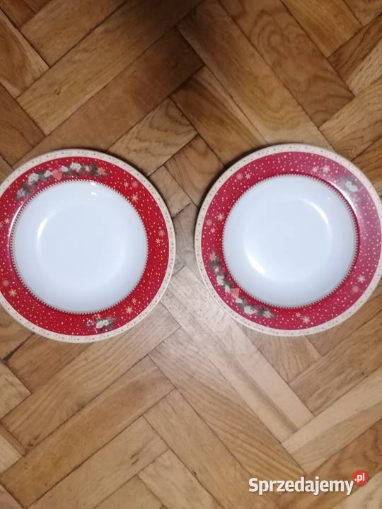 Talerze głębokie 2 sztuki pomorskie Gdańsk
