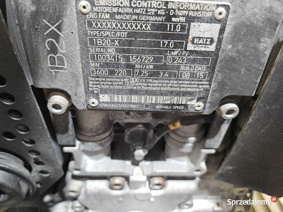 Pompa wody spalinowa silnik hatz dizel Nakło nad Notecią