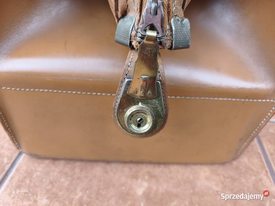 Torba podróżna skórzana VINTAGE Retro PRL Z Inny rodzaj  Torby i torebki Szczyrk