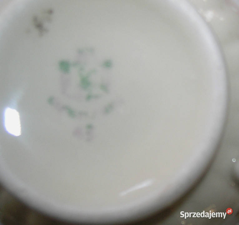 filiżanki vintage bez spodków porcelana ecruDd Bartków