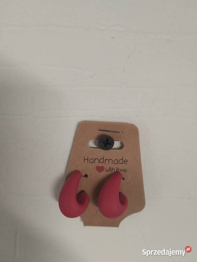 Minimalistyczne kolczyki łezki kolor do wyboru Hażlach