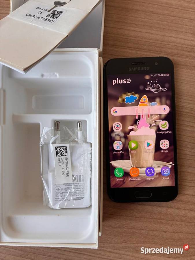 Samsung Galaxy A3 2017 SMA320FL czarny pudełko Samsung Lublin