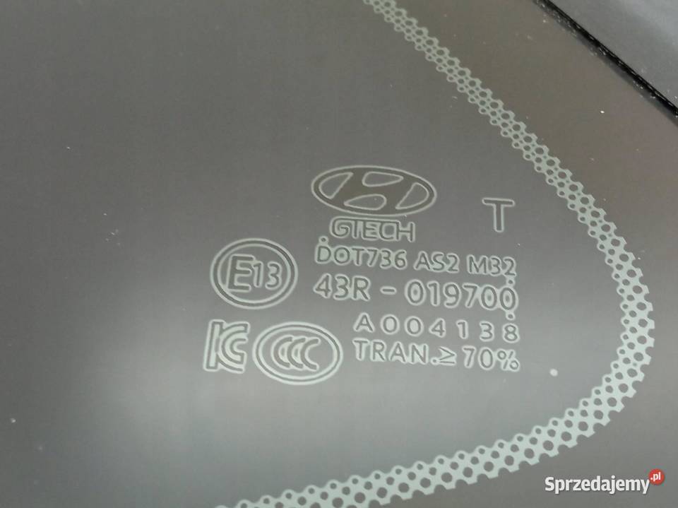 SZYBA KAROSERYJNA Hyundai Veloster II 20182022 Rok produkcji 2022