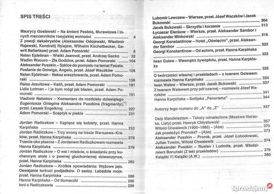 LITERATURA NA ŚWIECIE 1987 3 188 Warszawa