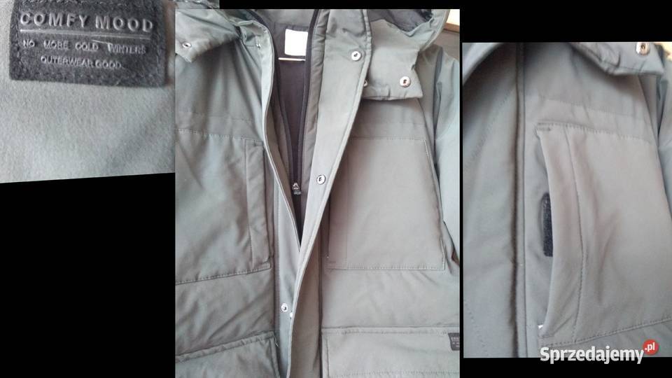 Opis Płaszcz oieplany ZARA w kolorze ZIELONYM Katowice