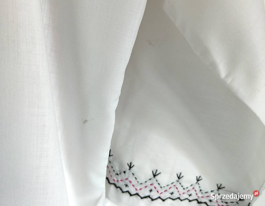 Nowa tunika biała M 38 L 40 folk etno boho Szczecin