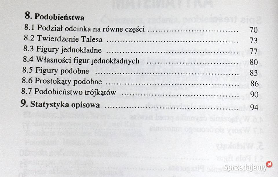 Matematyka 72 Ćwiczenia zadania problemy Jan Chełm