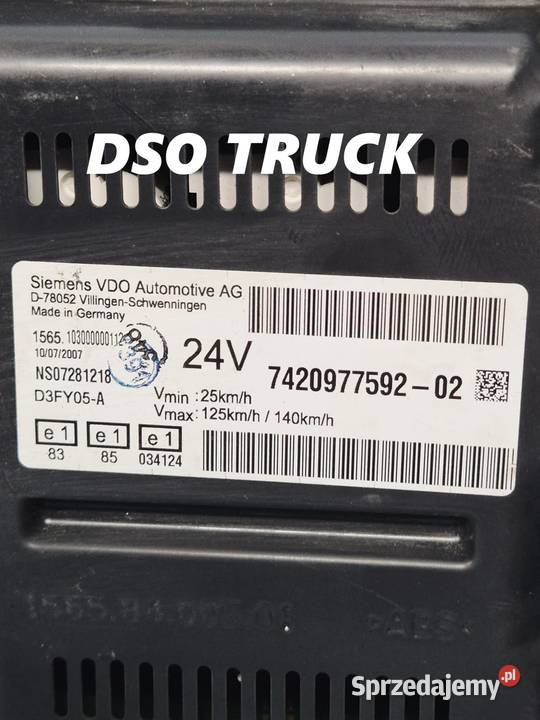 7420977592 02 ZEGAR LICZNIK RENAULT PREMIUM DXI Zawichost