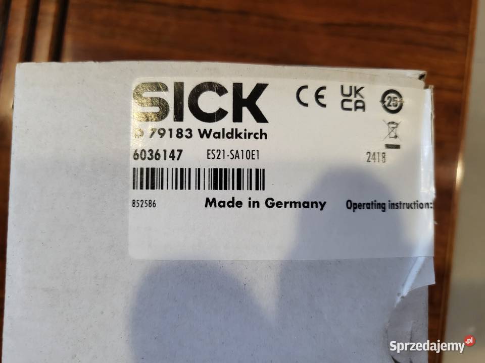 Wyłącznik bezpieczeństwa SICK serii ES21 6036147