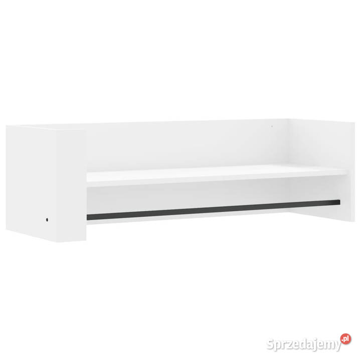 Półka ścienna biała 100x35x305 materiał Warszawa