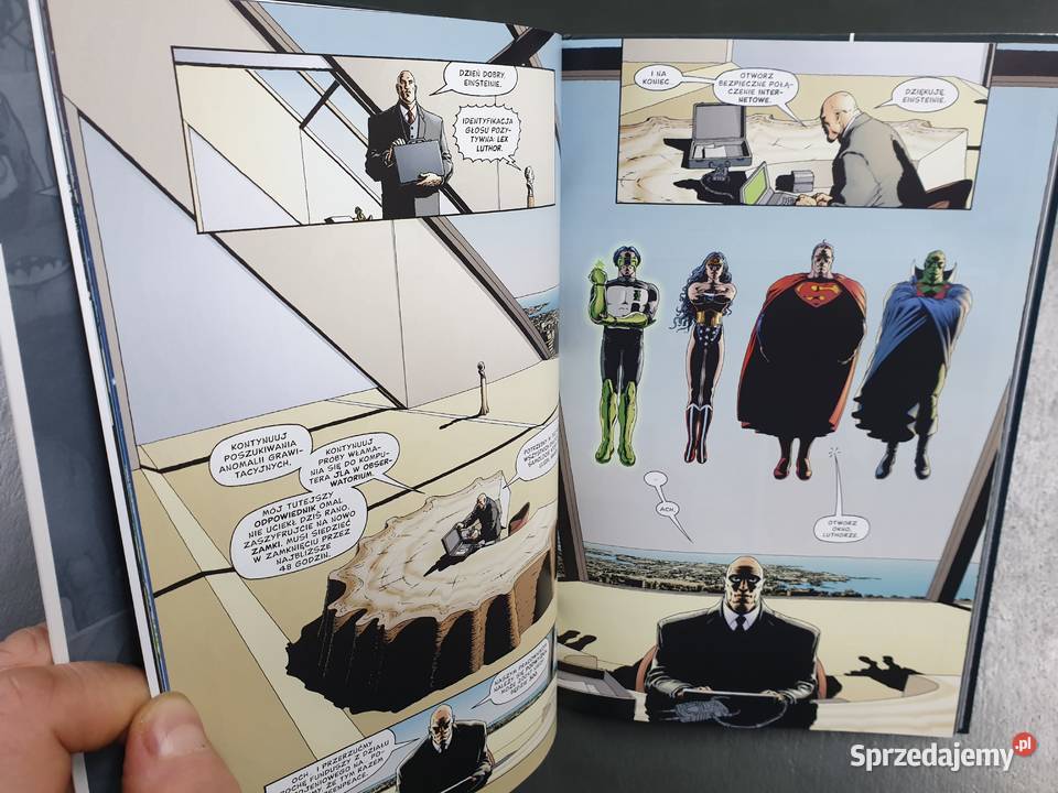 Amerykańska Liga Sprawiedliwości JLA Ziemia Dwa Superbohaterowie Gdynia