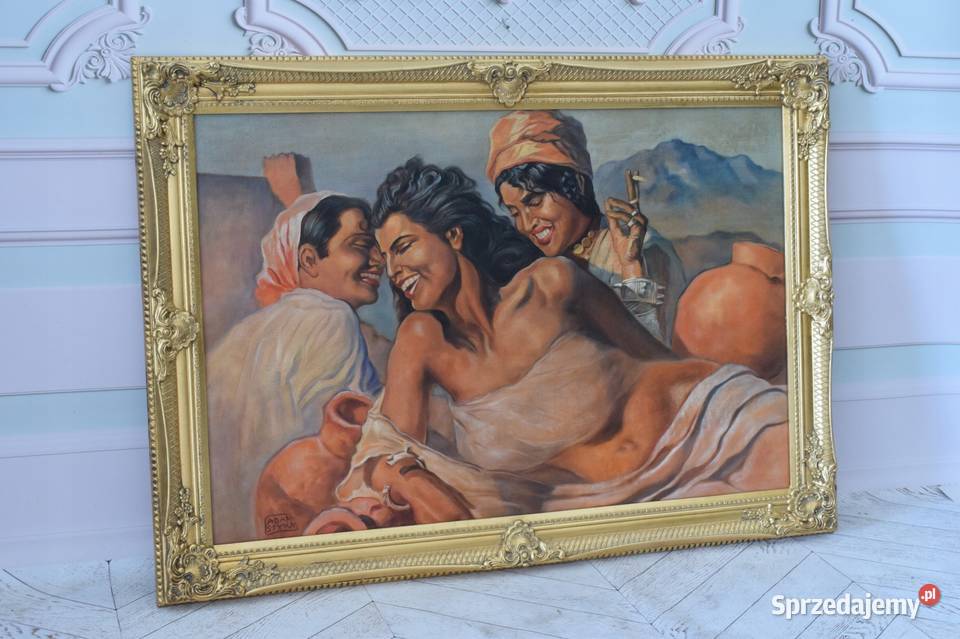 Adam Styka Trzy Kobiety Orientalna Scena Obraz Kraków