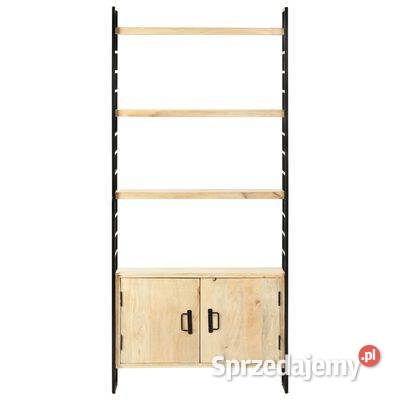 Regał na książki 4 poziomy 80x30x180 lite drewno mazowieckie Warszawa