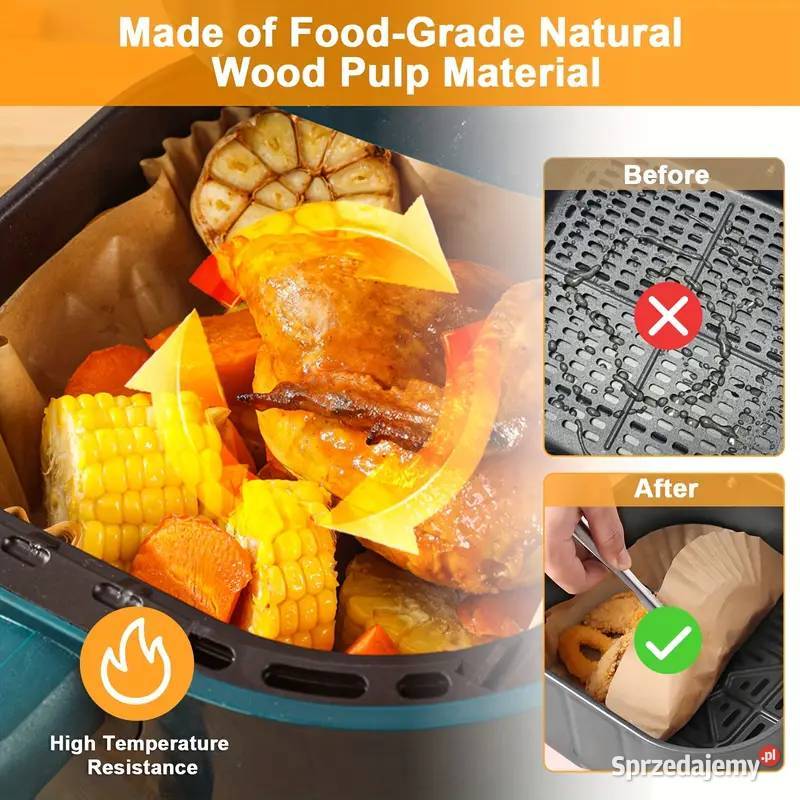 Tacki Pergaminowe do Frytownicy Beztłuszczowej mazowieckie