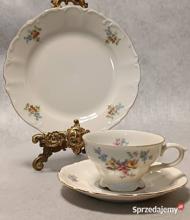 ALTROHLAU MZ Kolekcjonerska Filiżanka Zestaw Porcelana i szkło Dobrzany