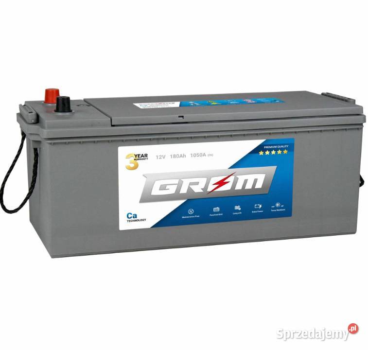 Akumulator GROM PREMIUM 180Ah 1050A Specpart Słupsk