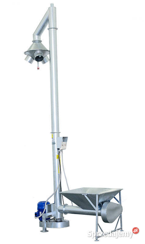 Przenośnik ślimakowy pionowy z podajnikiem Nysa