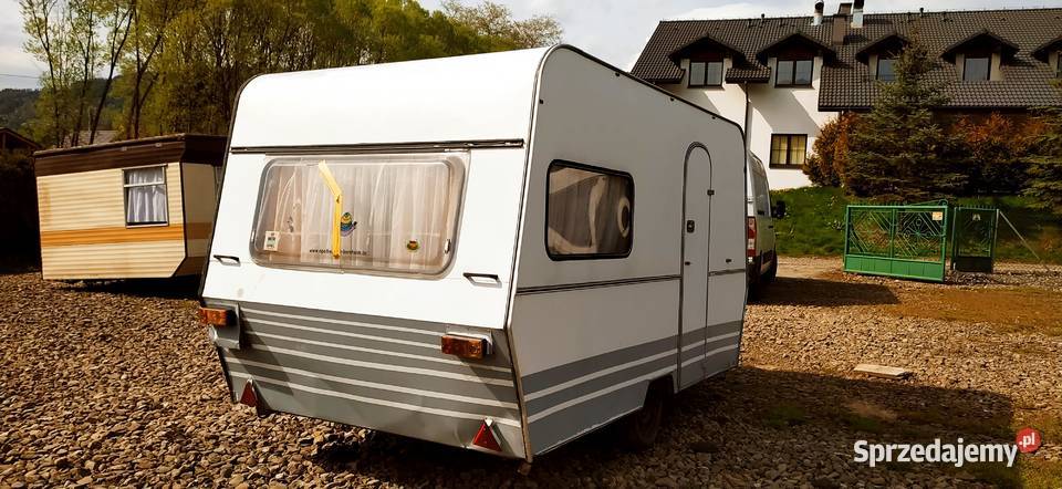 przyczepa kempingowa campingowa kemping DOMEK Międzybrodzie Bialskie
