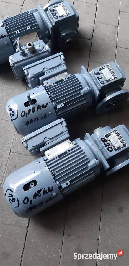 Motoreduktor 018 kW 140 obr Produkcja Leszno
