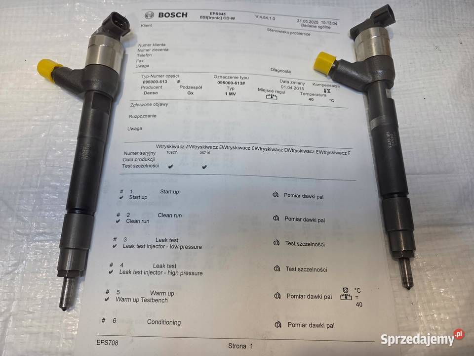 WTRYSKI WTRYSKIWACZE OPEL ASTRA J ZAFIRA C MOKKA sprzedam