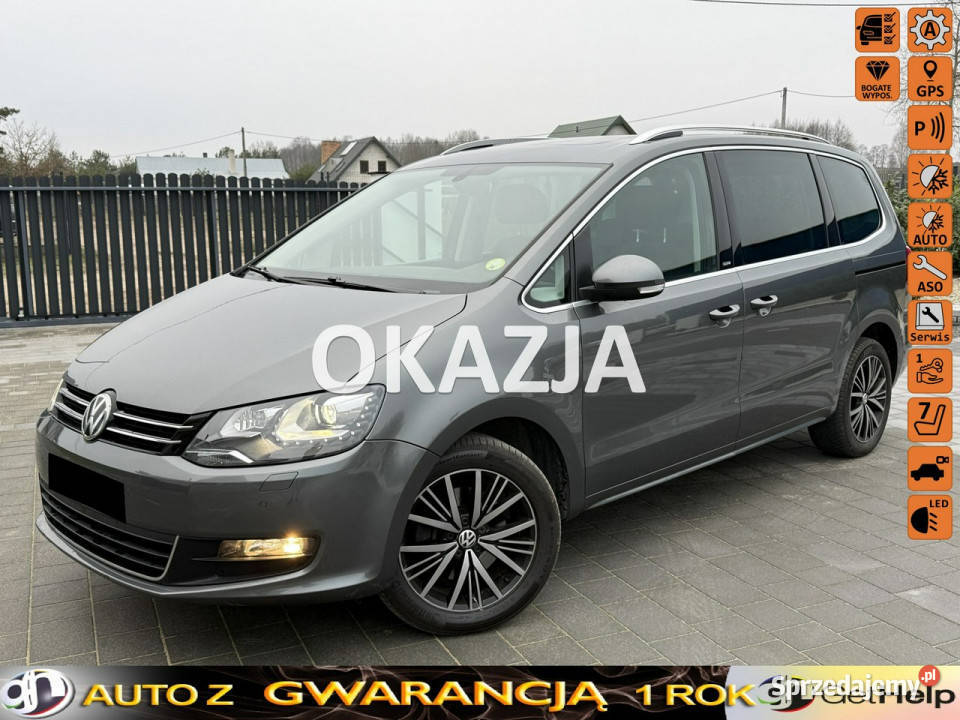 Volkswagen Sharan II 2010 czujnik parkowania Sharan mazowieckie Myszyniec