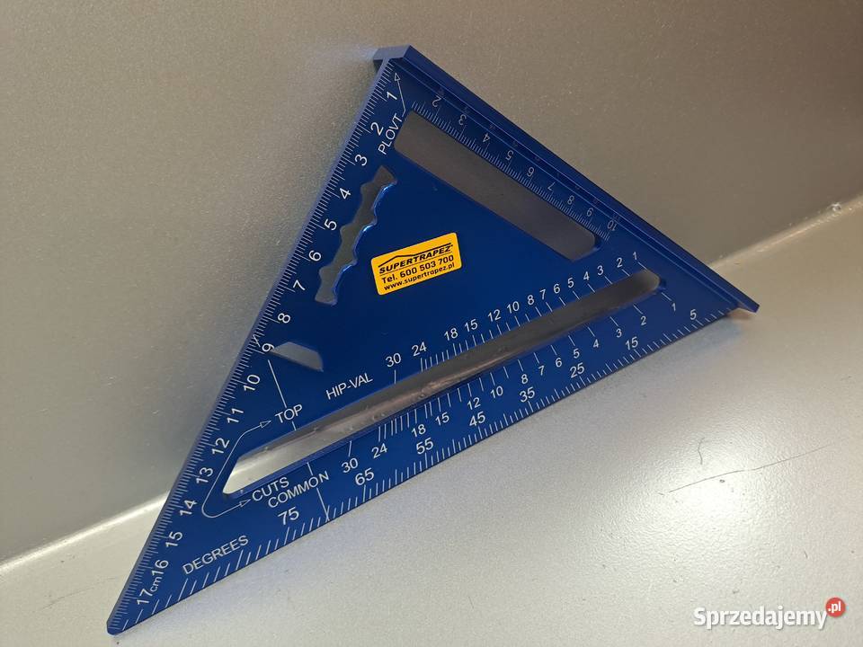 Kątownik dekarski aluminiowy 185 mm