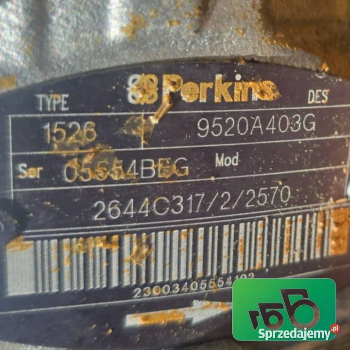Silnik Perkins 30562200 Bobcat T3571 Silnik i osprzęt Wilkowo sprzedam