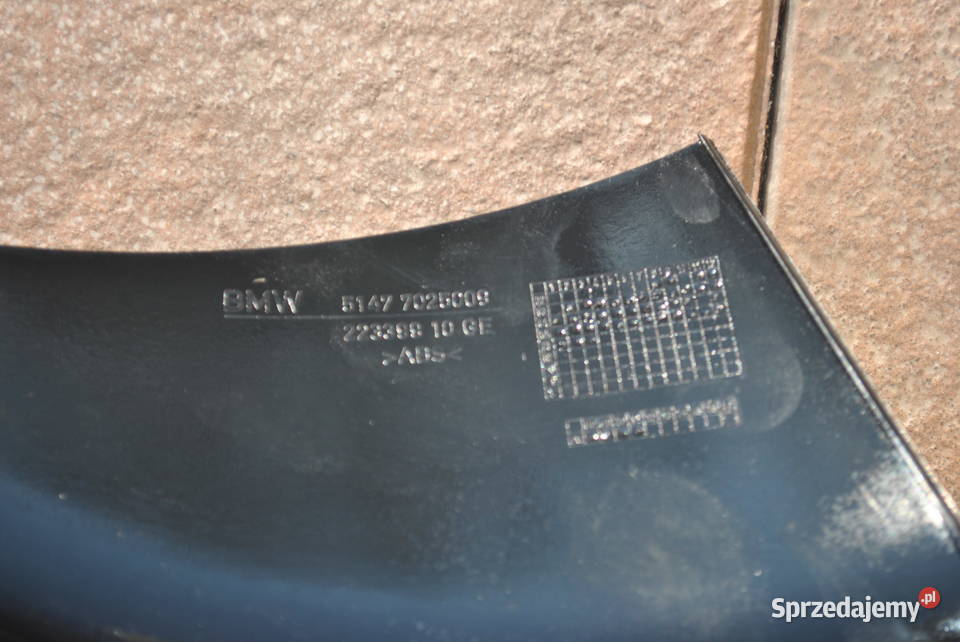 Obudowa wewnętrzna progu BMW E60 E60LCI Części Poręba sprzedam