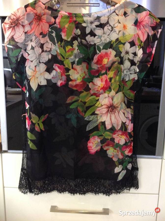 Bluzka Mgiełka damska GUESS S j Nowa Kwiaty lubuskie