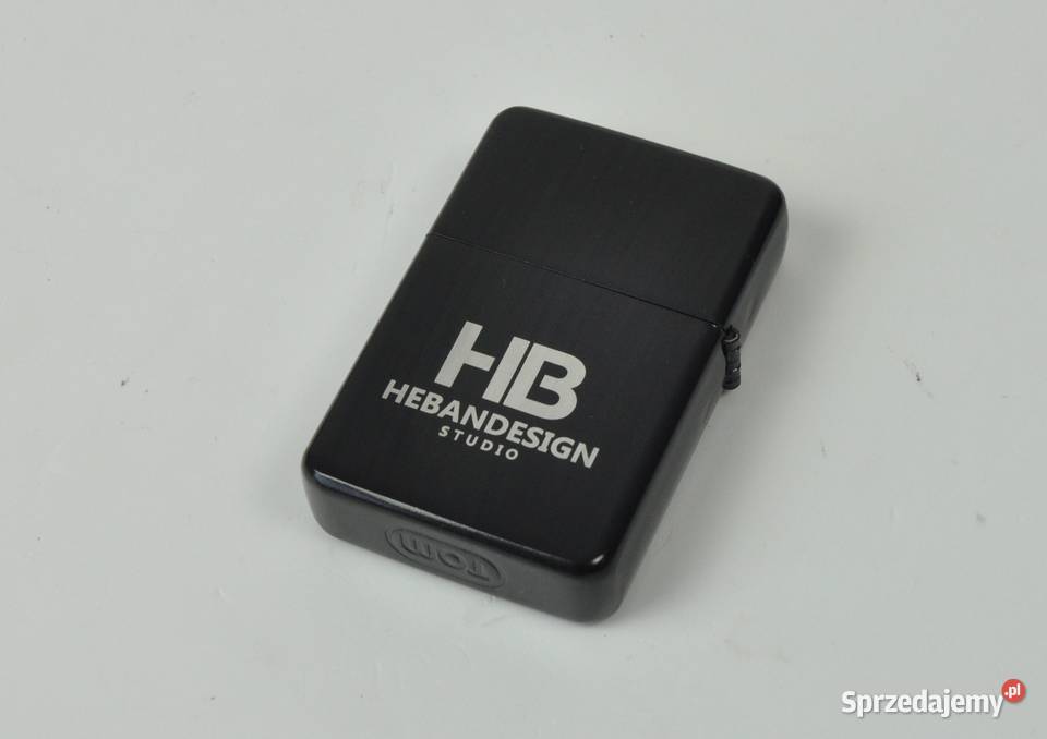 Zapalniczka benzynowa z grawerem czarna 10 Leżajsk