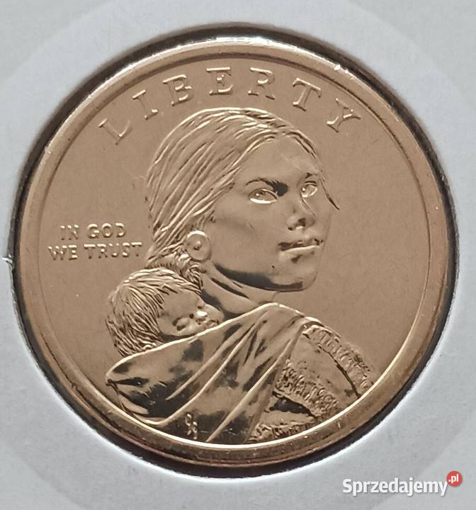 1 Dolar Indianka Sacagawea Polly Coopermen D Numizmatyka Konin