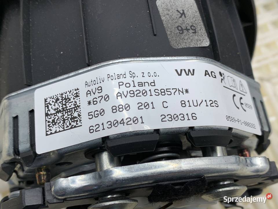 KOKPIT PODUSZKI KURTYNY KOMPLET VW PASSAT B8 sprzedam