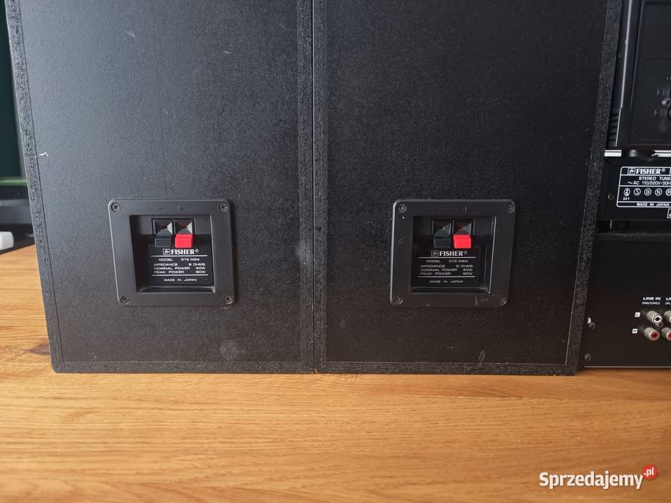 Wieża HiFi Fisher vintage magnetofon kasetowy Wieże i miniwieże Lubań