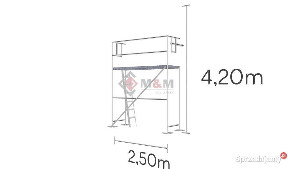 NOWE Rusztowanie elewacyjne 105 m2 Rusztowanie Rusztowania Stare Siołkowice