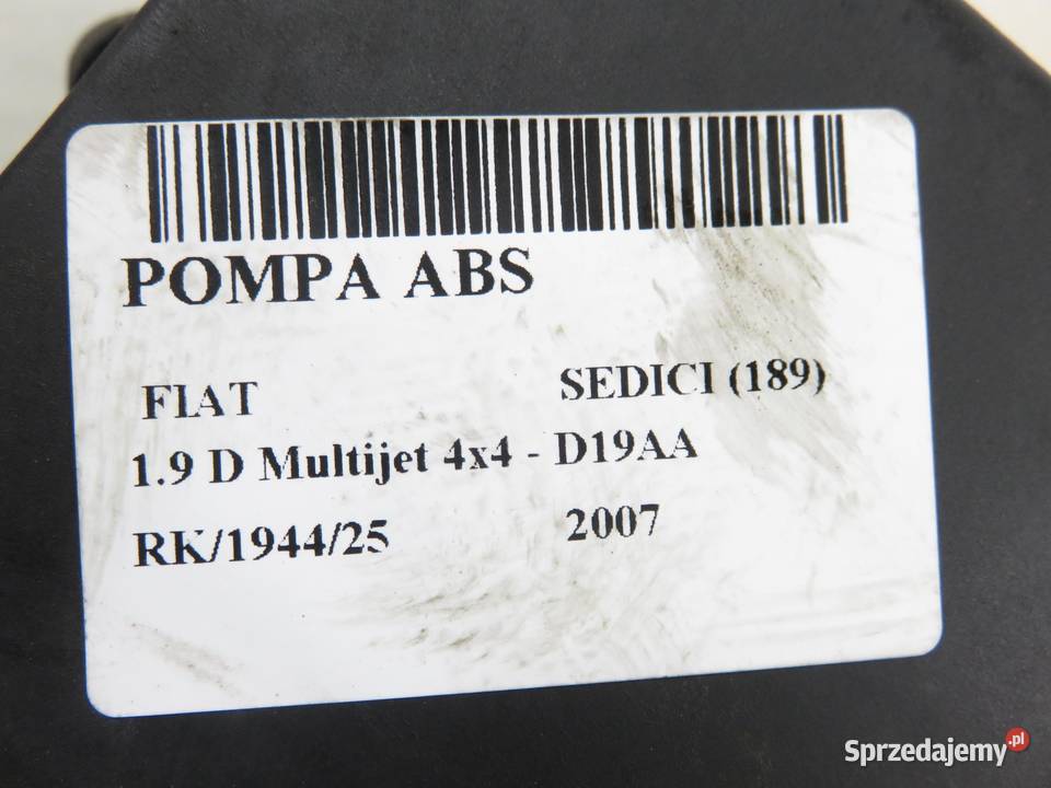 POMPA ABS FIAT SEDICI 189 0265950462