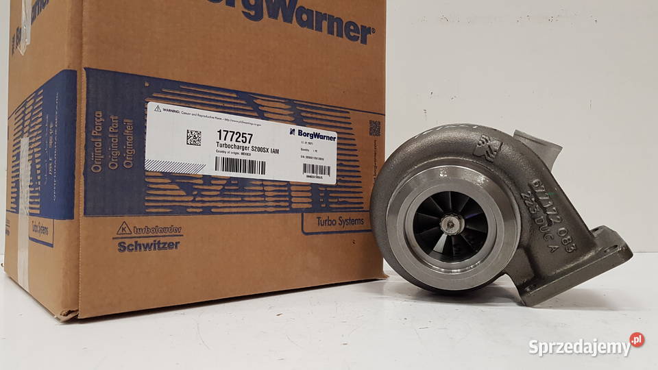 Nowa turbosprężarka SCHWITZER 177257 174139 mazowieckie Siedlce