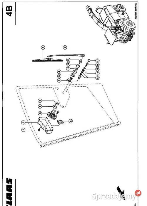 Katalog części Claas JAGUAR 880 860 typ 489 typ Zduńska Wola